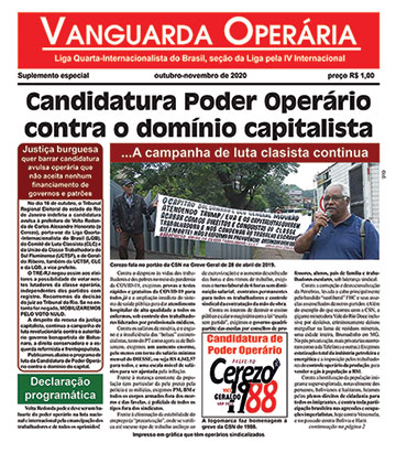 Vanguarda Operria suplemento outubro-novembro 2020