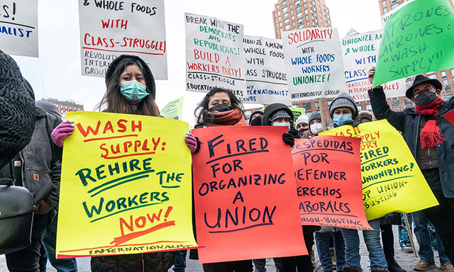 Amazon Solidarity Rally NYC February 2021