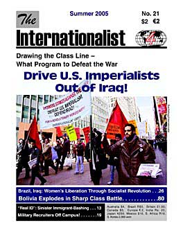 Internationalist No. 21 (Summer 2005)