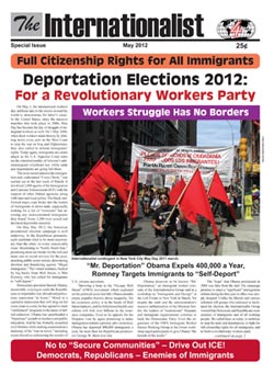 Internationalist
                        Special Issue May 2012