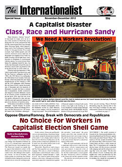 Internationalist Special Issue
                        November-December 2012