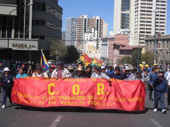 Contingente del COR alteño, 31 de mayo de 2005