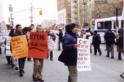 Miguel Malo defense demo, 24.11.03