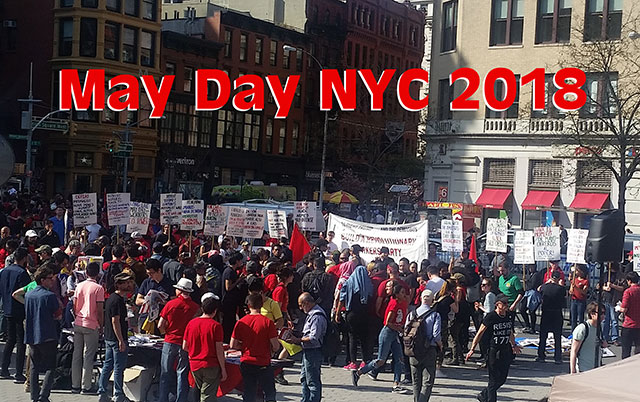 May Day 2018, Union
            Square, New York City
