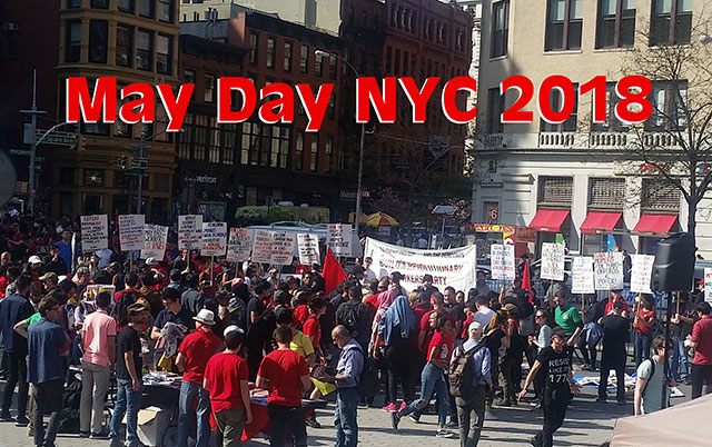 May Day 2018, Union
Square, New York City