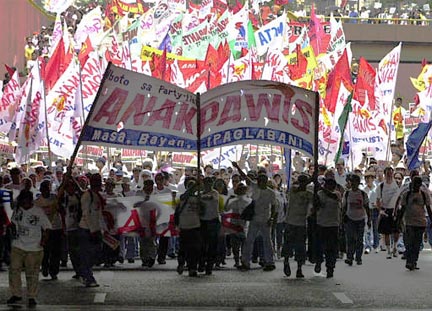 May Day, Manila, Philippines, 1 May 2004