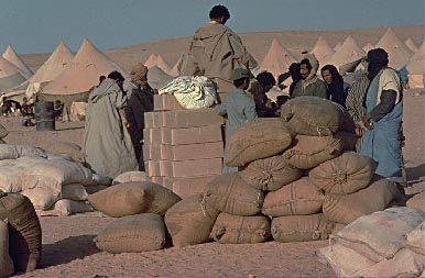 Camp de réfugiés sahraouis en Algérie