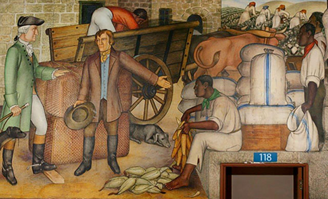 Victor Arnautoff 'Life of Washington' mural