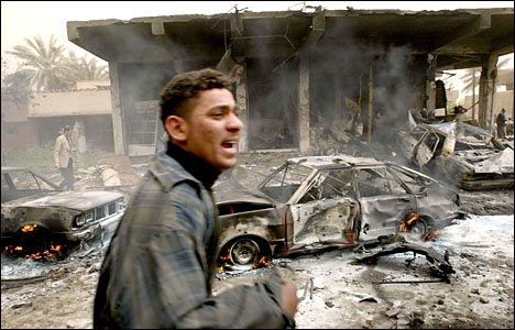 Baghdad market bombing 26.03.03