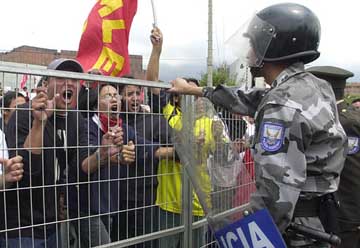 Foto: Manifestacin contra guerra de Irak
