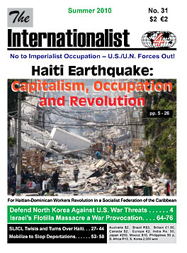 Internationalist
                        No. 31 (Summer 2010)