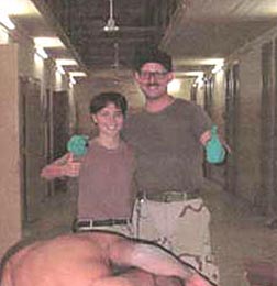 Two of the Abu Ghraib torturers