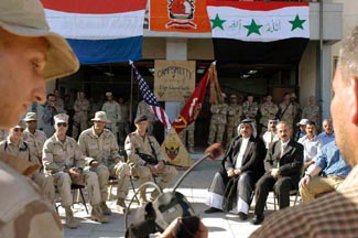 U.S.-Dutch army handover, July 2003
