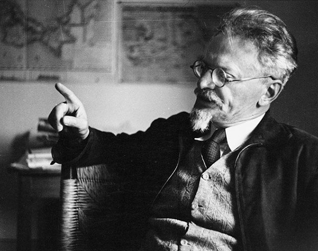 Leon Trotsky in Coyoacán, Mexico, 1939. Copyright A.H. Buchman