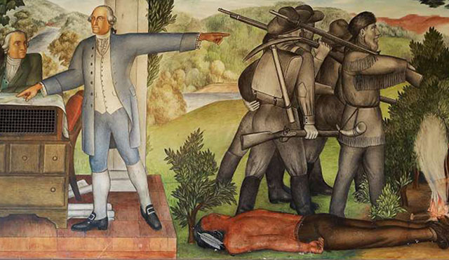 Victor
              Arnautoff mural 'Life of Washington' George Washington HS
              San Francisco